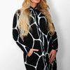 Carolina Kötött Kabát Állatmintás Dizájnnal
