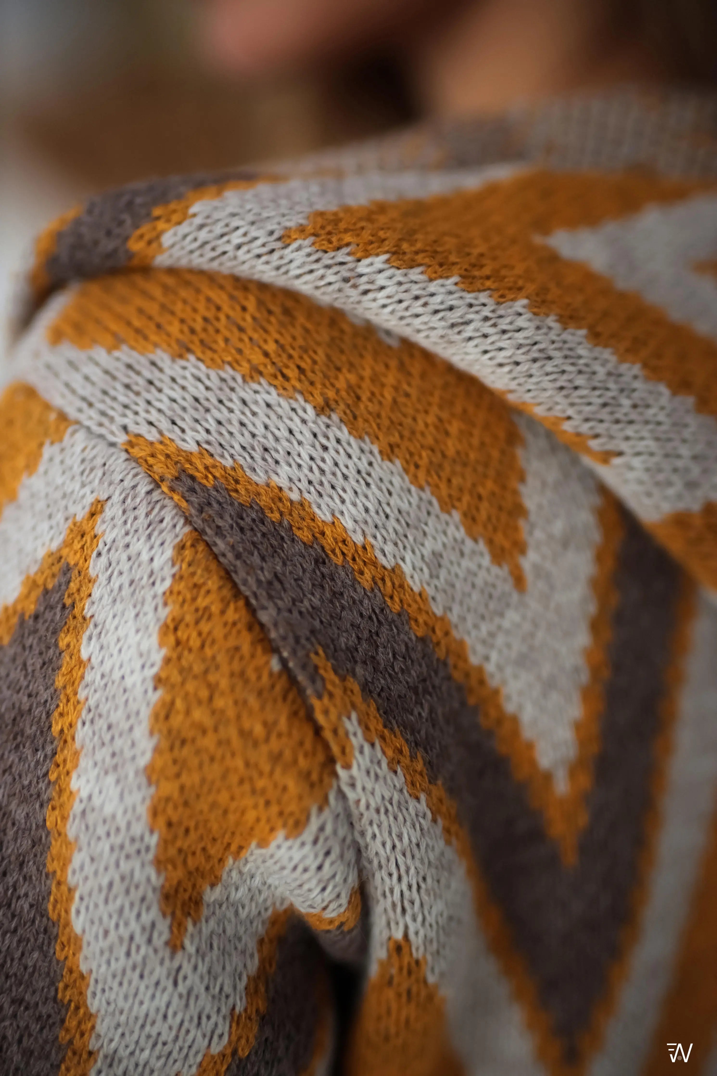 Milla Mustársárga Kötött Kardigán Kapucnival